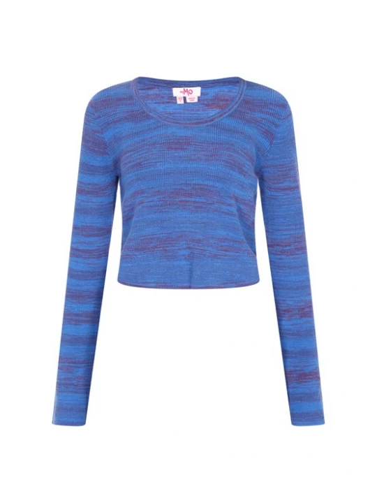 Foto van product MYMO Trui 'Young Fashion' blauw / donkerlila