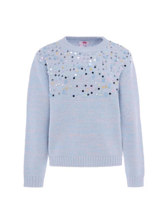 Foto van product MYMO Trui 'Young Fashion' lichtblauw / poederroze