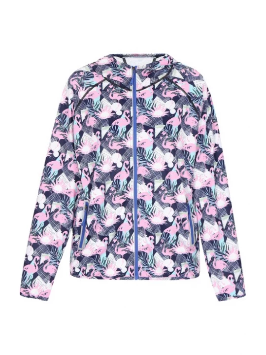 Foto van product MYMO Tussenjas aqua / rosa / zwart / wit