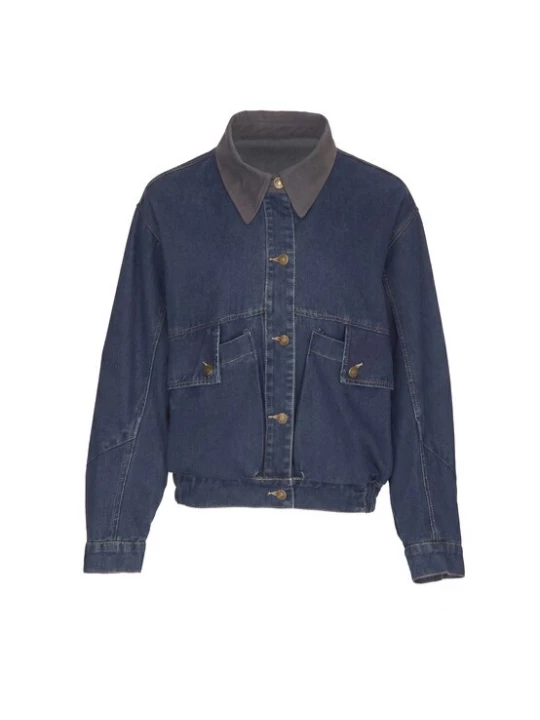 Foto van product MYMO Tussenjas blauw / olijfgroen