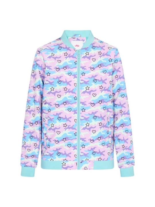 Foto van product MYMO Tussenjas cyaan blauw / lila / rosé / wit