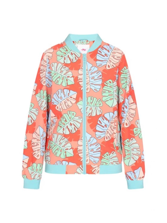 Foto van product MYMO Tussenjas lichtgroen / oranje / pasteloranje / rosa