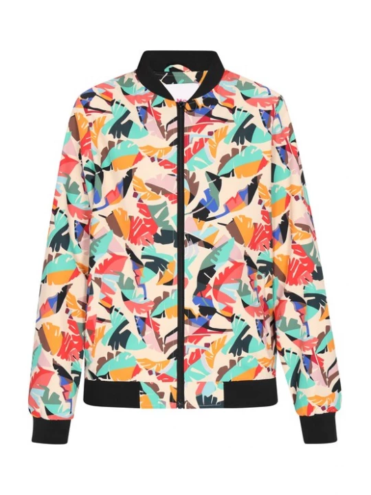 Foto van product MYMO Tussenjas turquoise / rood / zwart / offwhite