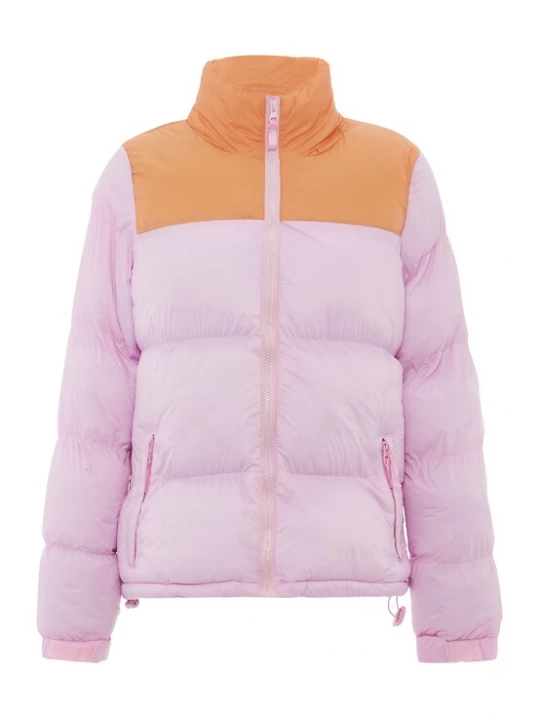 Foto van product MYMO Winterjas abrikoos / lichtroze