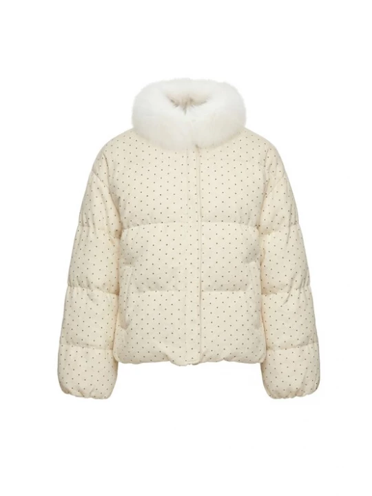 Foto van product MYMO Winterjas beige / zilver / wit