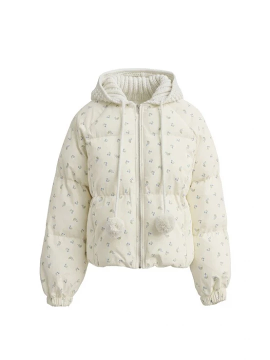 Foto van product MYMO Winterjas crème / gemengde kleuren