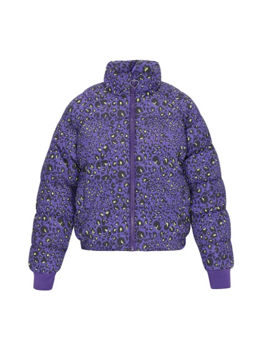 Foto van product MYMO Winterjas geel / donkerlila / zwart