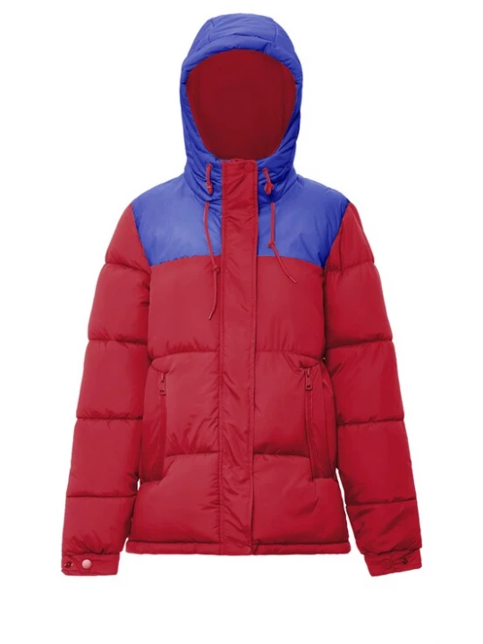 Foto van product MYMO Winterjas royal blue / koningsblauw / cranberry
