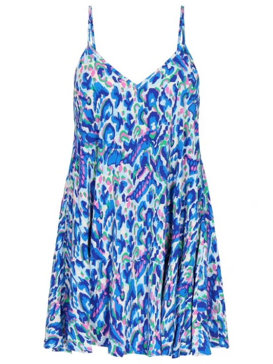 Foto van product MYMO Zomerjurk blauw / gemengde kleuren