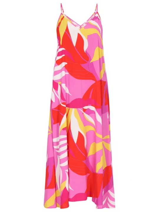 Foto van product MYMO Zomerjurk geel / pink / rood / wit