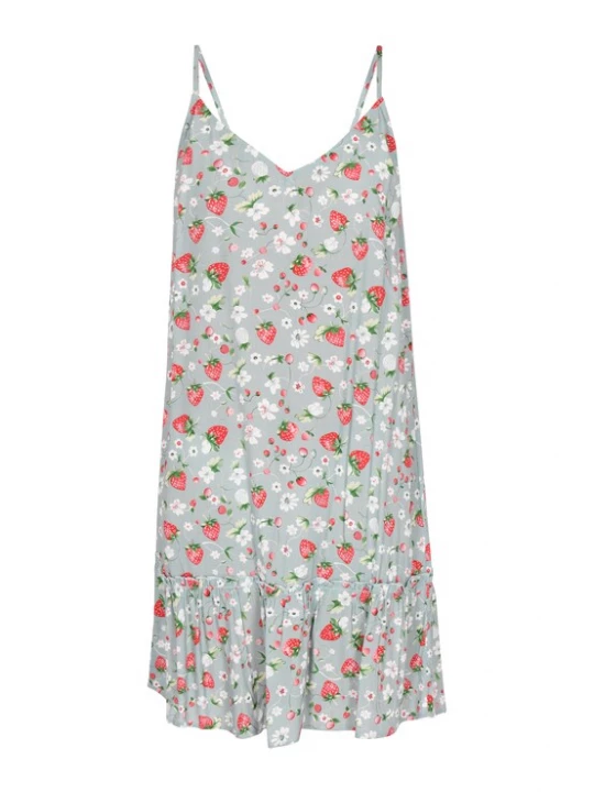Foto van product swirly Zomerjurk groen / gemengde kleuren