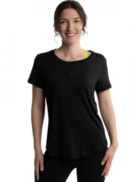 Foto van product mymotus Functioneel shirt 'mymotus®, ladies fitness T-Shirt, YW22' zwart