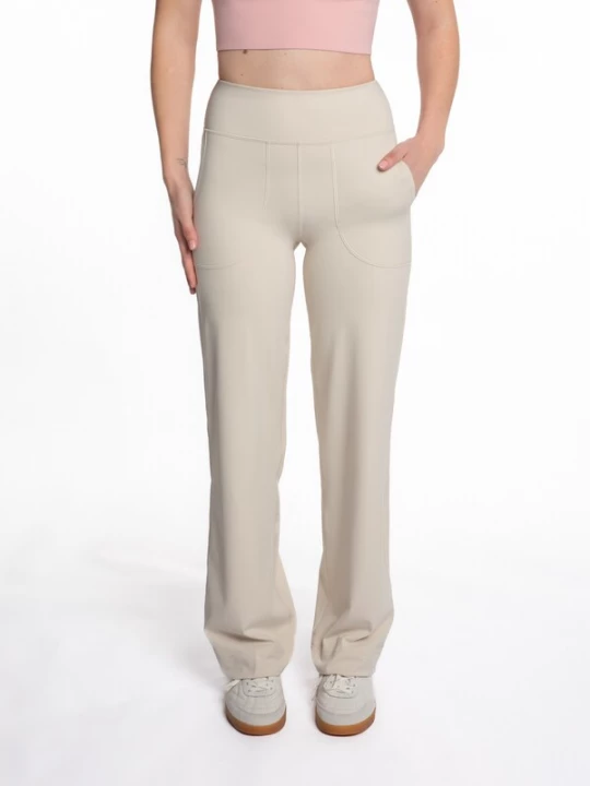 Foto van product mymotus Sportbroek 'Damen Sporthose, myotus® ladies jazzpant YW101' eierschaal