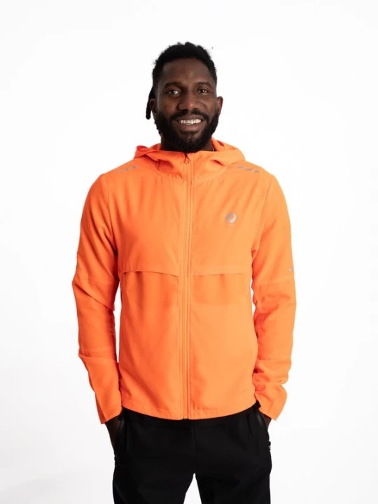 Foto van product mymotus Sportjas 'mymotus®, men comfort running jacket, shocking orange, RM41' oranje