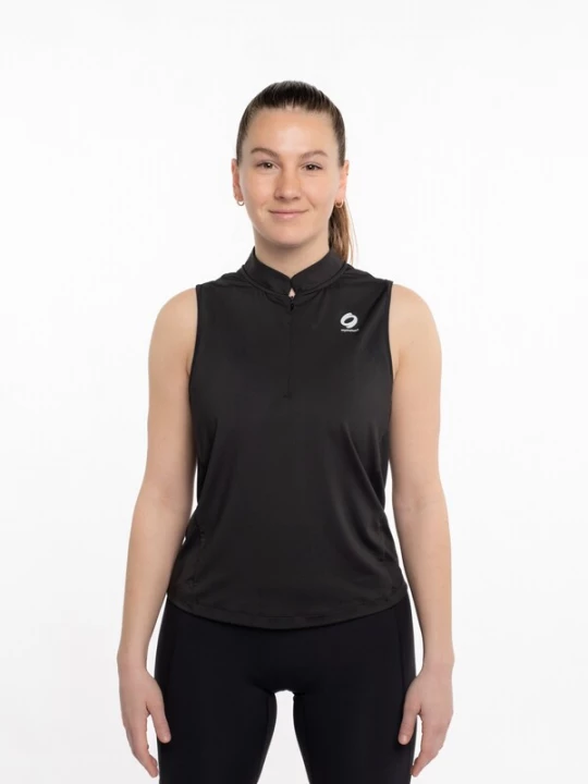 Foto van product mymotus Sporttop 'mymotus®, performance top with zipper, black YW12' zwart