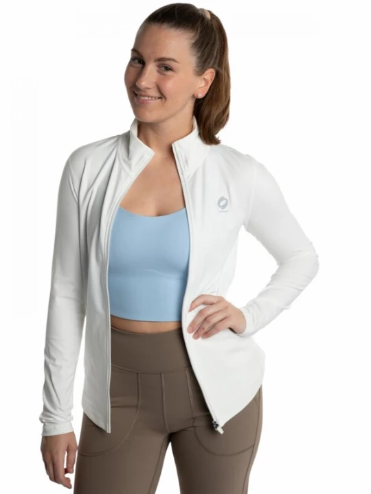 Foto van product mymotus Trainingsjack 'mymotus®, ladies comfort jacket RW41' natuurwit