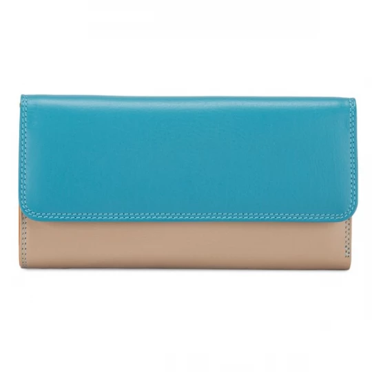 Foto van product mywalit Portemonnee beige / turquoise / geel / oranje