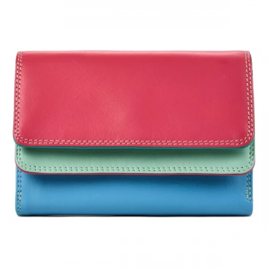 Foto van product mywalit Portemonnee blauw / lichtgroen / rood