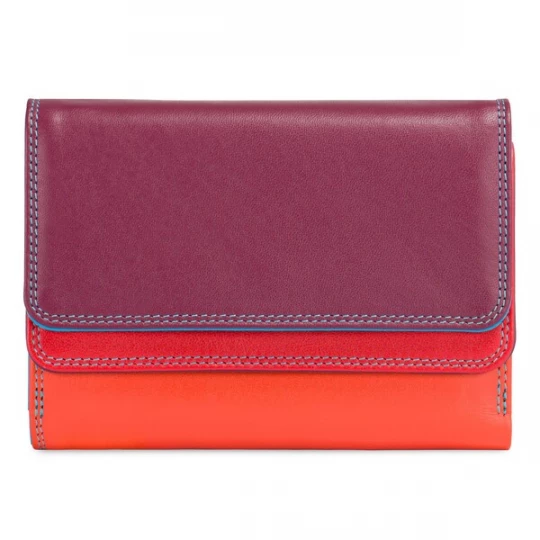 Foto van product mywalit Portemonnee bruin / lila / oranje / rood
