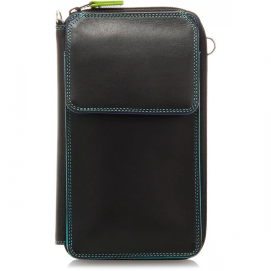 Foto van product mywalit Portemonnee 'Multi Purse' turquoise / limoen / mandarijn / lichtrood / zwart