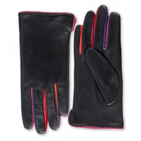 Foto van product mywalit Vingerhandschoenen antraciet / lila / rood