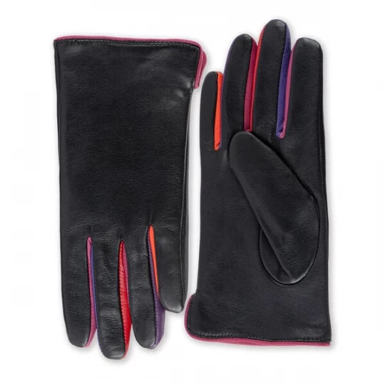 Foto van product mywalit Vingerhandschoenen donkerlila / lichtroze / rood / zwart