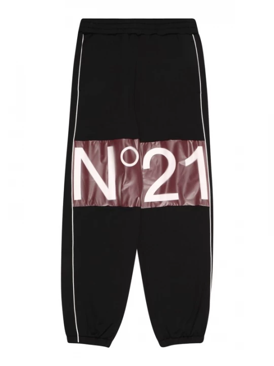 Foto van product N°21 Broek bruin / zwart / wit