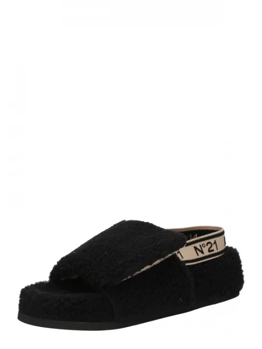 Foto van product N°21 Sandaal beige / zwart