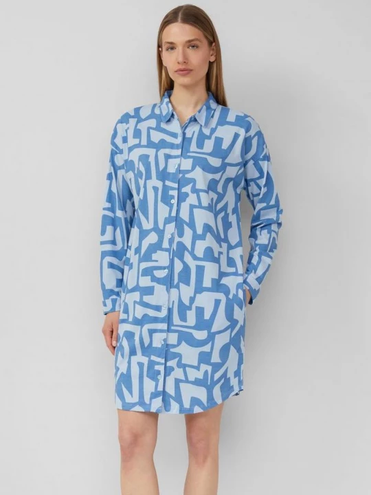 Foto van product Nachthemd van een katoenmix met abstract motief s.Oliver