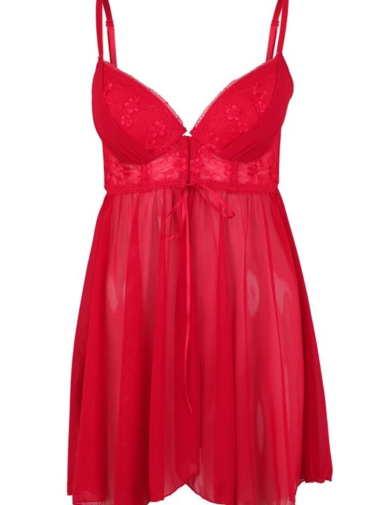 Foto van product Nachtjapon Lascana rood