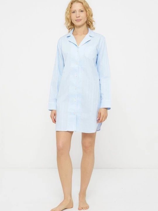Foto van product Nachtjapon Lauren Ralph Lauren blauw