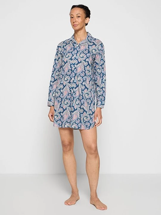 Foto van product Nachtjapon Lauren Ralph Lauren blauw