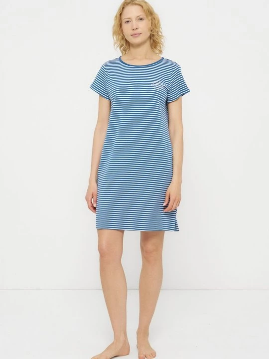 Foto van product Nachtjapon Lauren Ralph Lauren donkerblauw