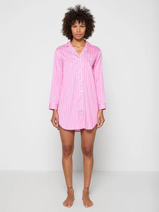 Foto van product Nachtjapon Lauren Ralph Lauren donkerroze