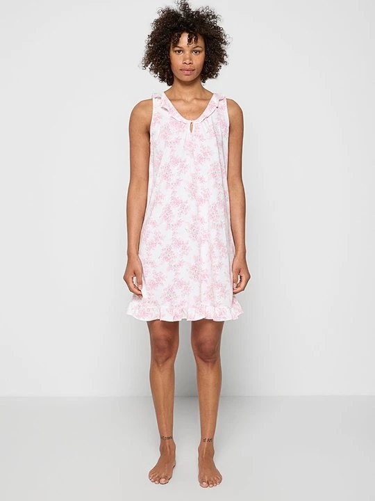 Foto van product Nachtjapon Lauren Ralph Lauren donkerroze