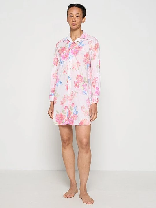 Foto van product Nachtjapon Lauren Ralph Lauren donkerroze