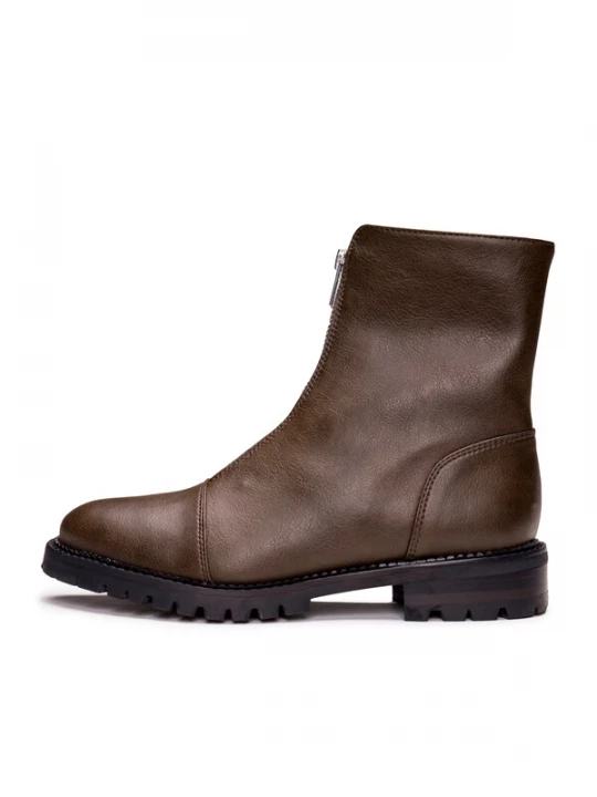 Foto van product nae Vegan Shoes Enkellaarsjes 'Tecla' kaki
