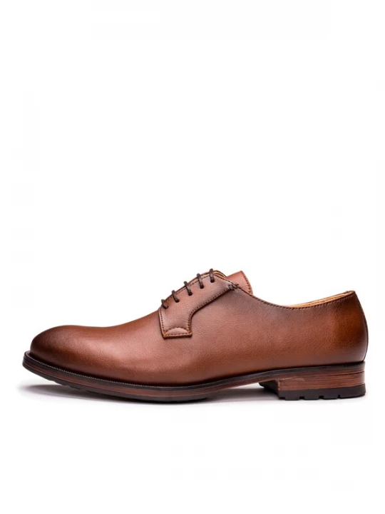 Foto van product nae Vegan Shoes Veterschoen 'Mikel' cognac