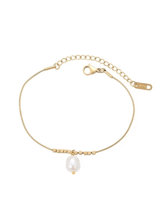 Foto van product Gaya Armband goud / parelwit