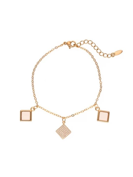Foto van product faina Armband rose-goud / transparant