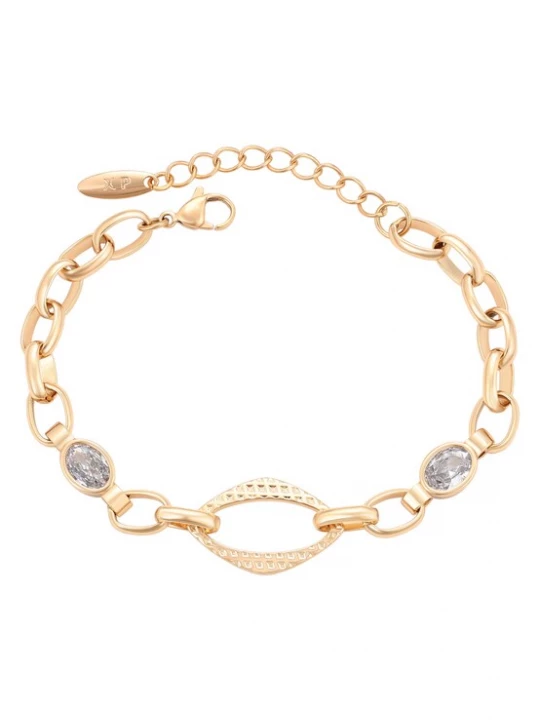 Foto van product Gaya Armband rose-goud / transparant