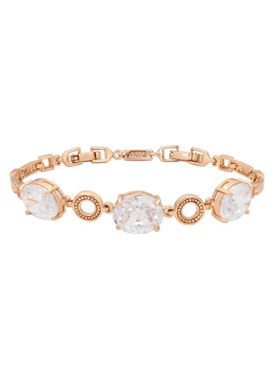 Foto van product faina Armband rose-goud / wit