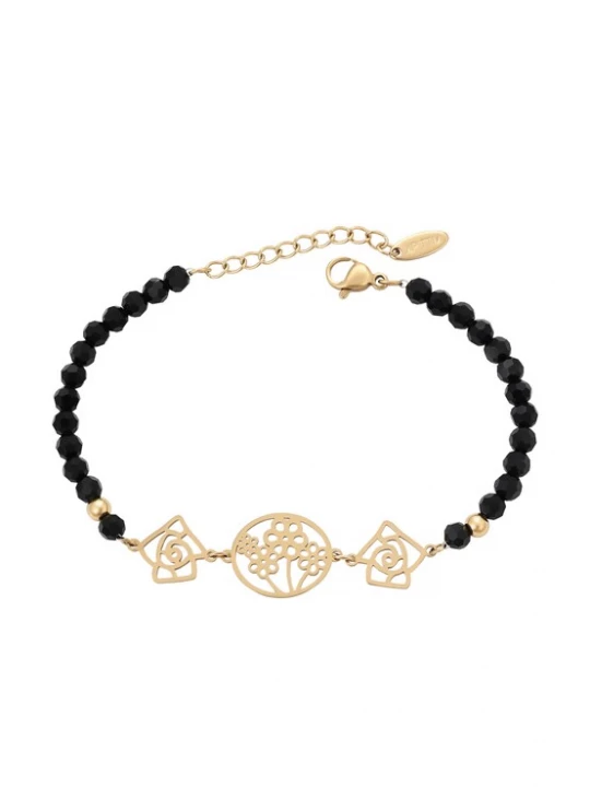Foto van product faina Armband goud / zwart