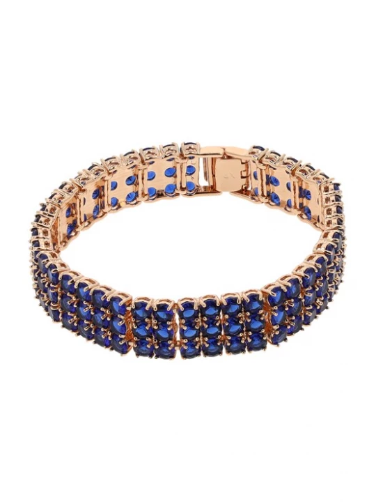 Foto van product Gaya Armband navy / rose-goud