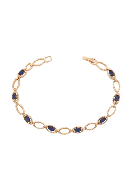 Foto van product NAEMI Armband navy / goud