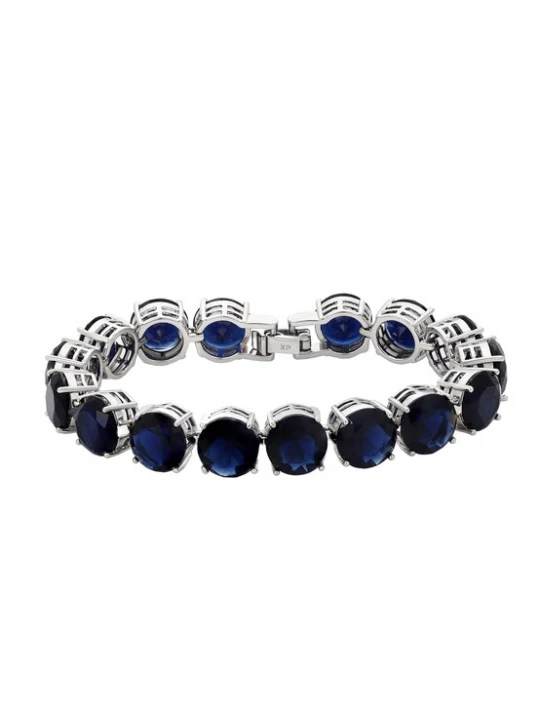 Foto van product NAEMI Armband navy / zilver