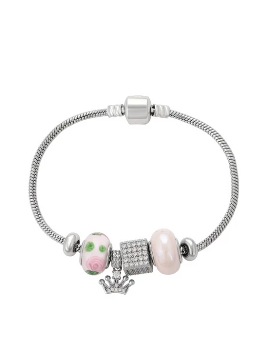 Foto van product NAEMI Armband pastelroze / zilver