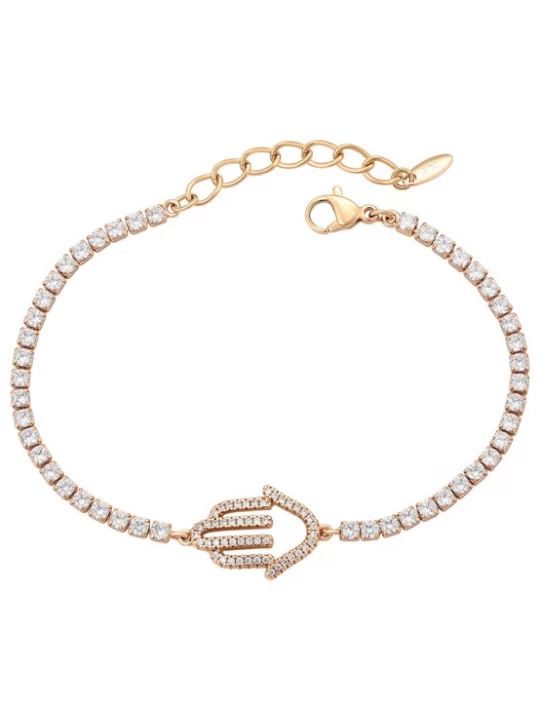 Foto van product Gaya Armband rose-goud / transparant