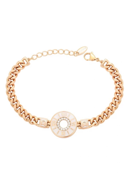 Foto van product NAEMI Armband rose-goud / wit