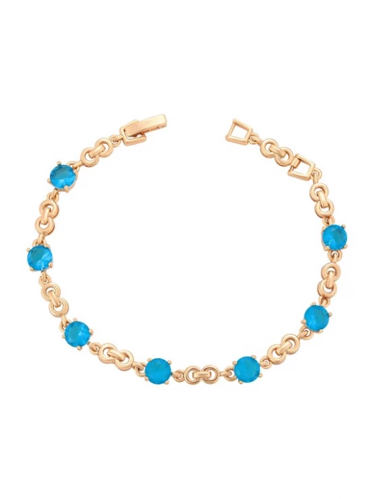 Foto van product faina Armband blauw / rose-goud
